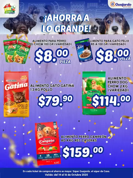 Catálogo Guajardo en San Jerónimo Chicahualco | Promociones actuales | 2025-10-14T00:00:00.000Z - 2025-10-16T00:00:00.000Z