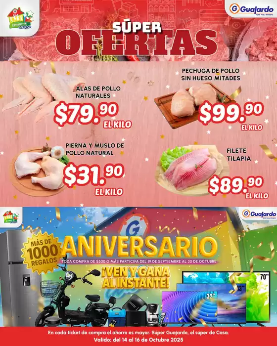Catálogo Guajardo en San Jerónimo Chicahualco | Ofertas para cazadores de gangas | 2025-10-14T00:00:00.000Z - 2025-10-16T00:00:00.000Z