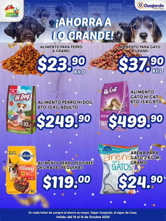 Catálogo Guajardo en San Jerónimo Chicahualco | Ahorra ahora con nuestras ofertas | 2025-10-14T00:00:00.000Z - 2025-10-16T00:00:00.000Z
