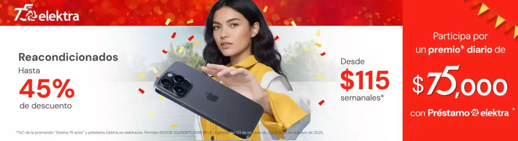 Catálogo Elektra en Cuajimalpa de Morelos | Ofertas Elektra | 2025-10-14T00:00:00.000Z - 2025-10-30T00:00:00.000Z