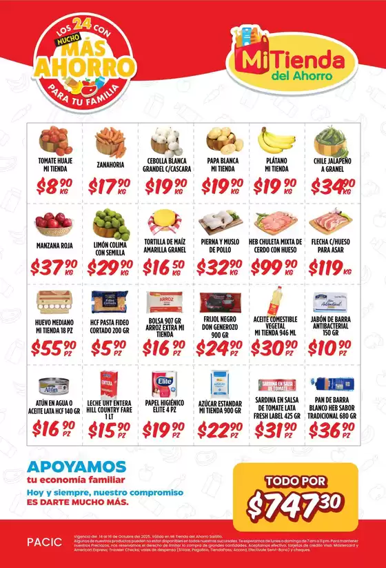 Catálogo Mi Tienda del Ahorro en Santa Clara Ocoyucan | Ofertas y gangas exclusivas | 2025-10-14T00:00:00.000Z - 2025-10-16T00:00:00.000Z