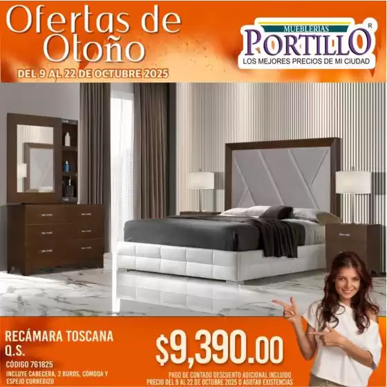 Catálogo Mueblerías Portillo en Cuajimalpa de Morelos | Ofertas Mueblerías Portillo | 2025-10-14T00:00:00.000Z - 2025-10-22T00:00:00.000Z