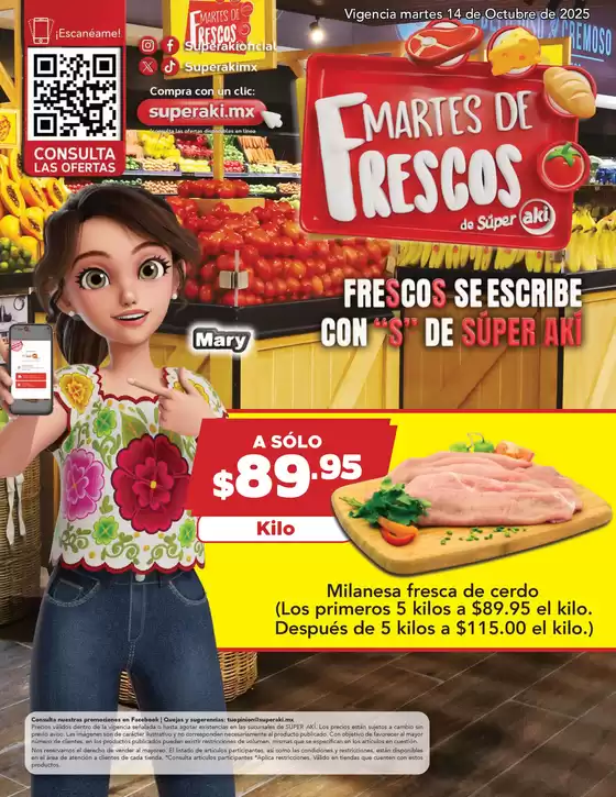 Catálogo Súper Aki en Santa Clara Ocoyucan | FOLLETO MDF 14 OCTUBRE | 2025-10-14T00:00:00.000Z - 2025-10-14T00:00:00.000Z