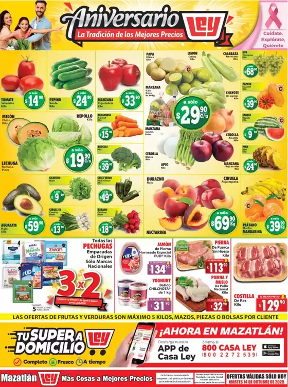 Catálogo Casa Ley en Cócorit | Ofertas principales y descuentos | 2025-10-14T00:00:00.000Z - 2025-10-14T00:00:00.000Z
