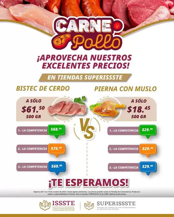 Catálogo SuperISSSTE en Santiago de Querétaro | Promociones actuales | 2025-10-15T00:00:00.000Z - 2025-10-19T00:00:00.000Z