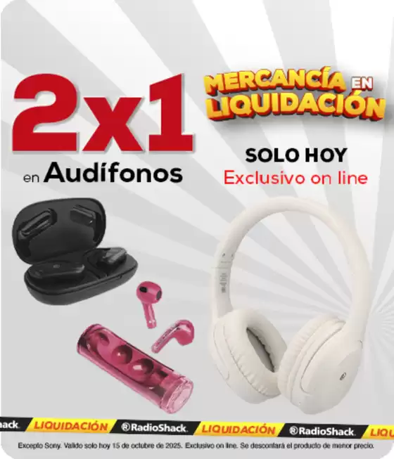 Catálogo RadioShack en Guanajuato | Ofertas especiales atractivas para todos | 2025-10-15T00:00:00.000Z - 2025-10-15T00:00:00.000Z