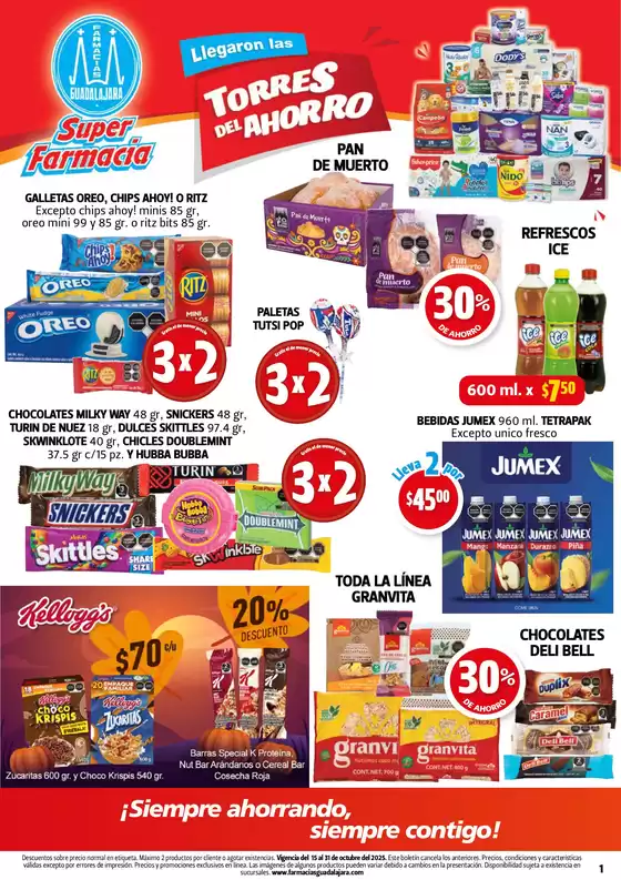 Catálogo Farmacias Guadalajara en Cuauhtémoc (CDMX) | Boletín | 2025-10-16T00:00:00.000Z - 2025-10-31T00:00:00.000Z