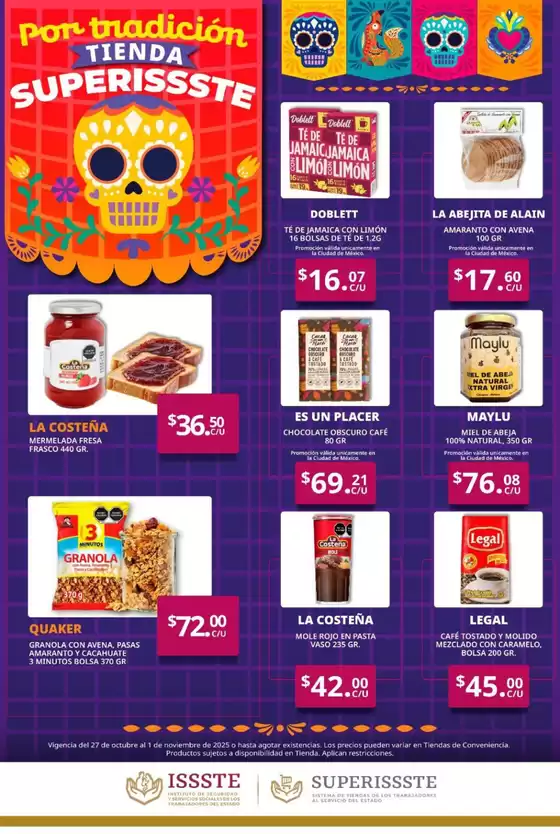 Catálogo SuperISSSTE en Guanajuato | Nuestras mejores gangas | 2025-10-27T00:00:00.000Z - 2025-11-01T00:00:00.000Z