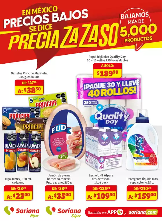 Catálogo Soriana Híper en Celaya | Preciazazaso Híper: Valle de México | 2025-10-16T00:00:00.000Z - 2025-10-29T00:00:00.000Z