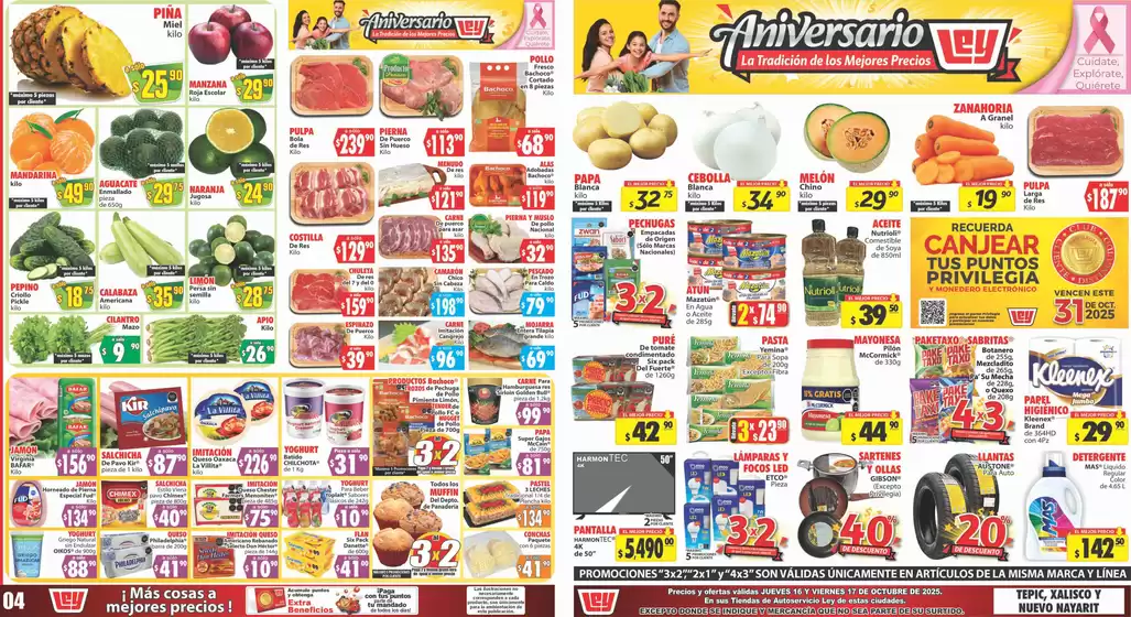 Catálogo Casa Ley en Santa Ana Pacueco | Descubre ofertas atractivas | 2025-10-16T00:00:00.000Z - 2025-10-17T00:00:00.000Z