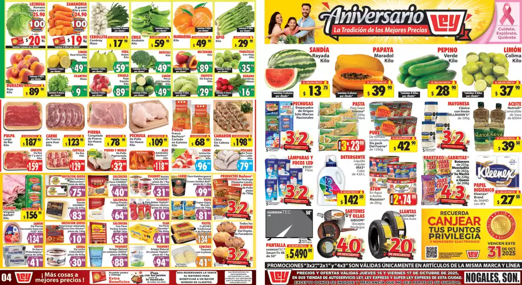 Catálogo Casa Ley en Santa Ana Pacueco | Ofertas y promociones actuales | 2025-10-16T00:00:00.000Z - 2025-10-17T00:00:00.000Z