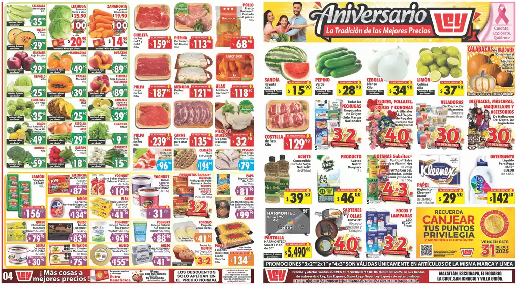 Catálogo Casa Ley en Santa Ana Pacueco | Nuevas ofertas para descubrir | 2025-10-16T00:00:00.000Z - 2025-10-17T00:00:00.000Z