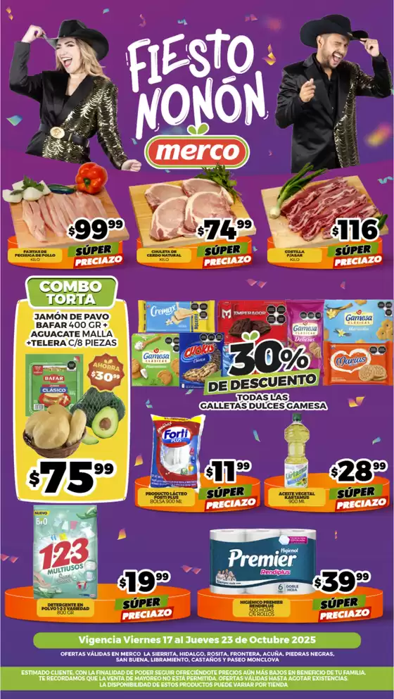 Folleto semanal del 17 al 23 Octubre MVA