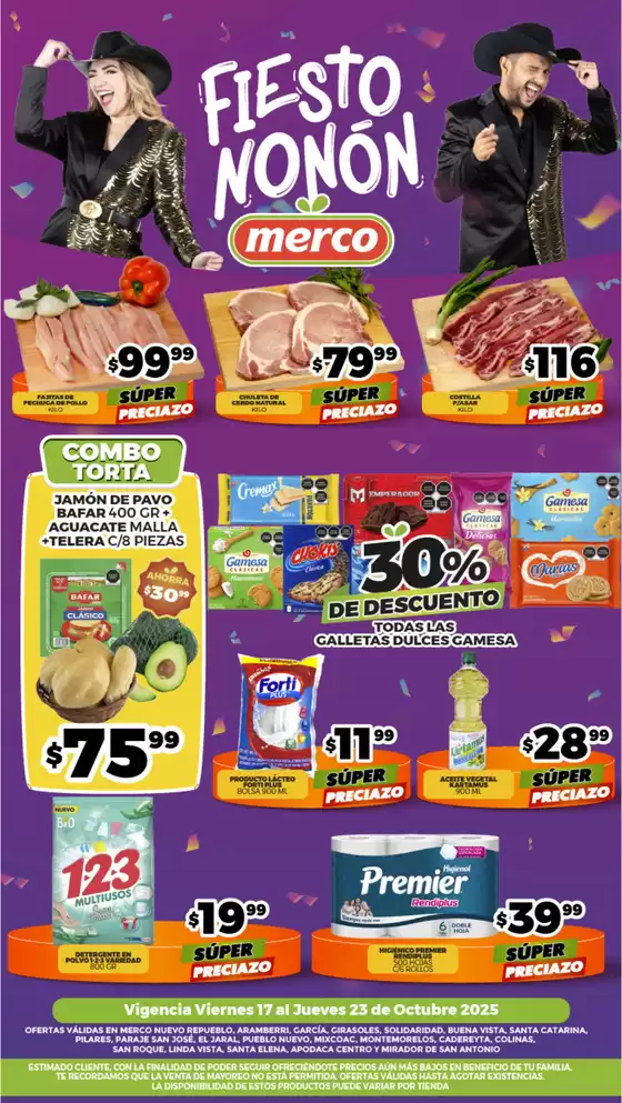 Folleto semanal del 17 al 23 Octubre NL