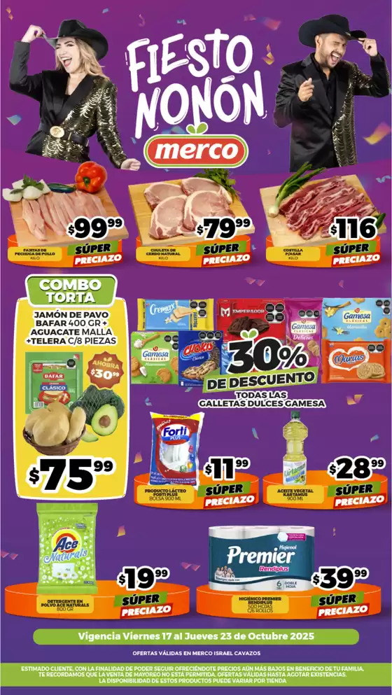 Folleto semanal del 17 al 23 Octubre Israel Cavazos