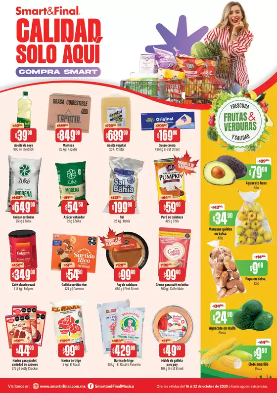 Catálogo Smart & Final en Huixquilucan de Degollado | SF Ft 16 22 OCT DIGITAL 1 | 2025-10-17T00:00:00.000Z - 2025-10-22T00:00:00.000Z