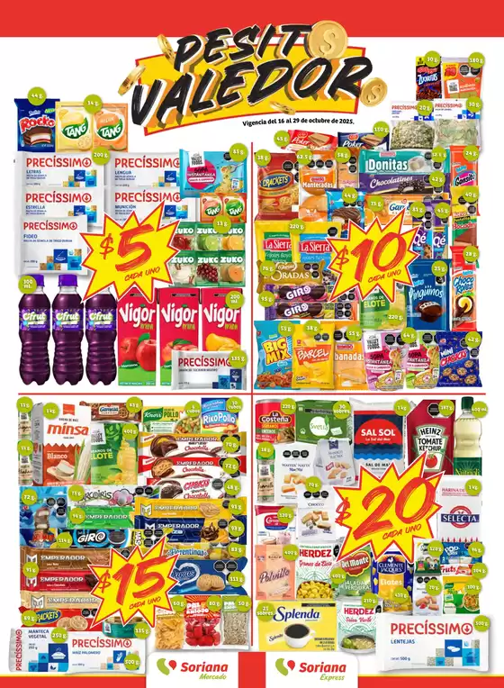 Catálogo Soriana Mercado en Morelia | Pesito Valedor Mercado: Nay, Sin, Son | 2025-10-17T00:00:00.000Z - 2025-10-29T00:00:00.000Z