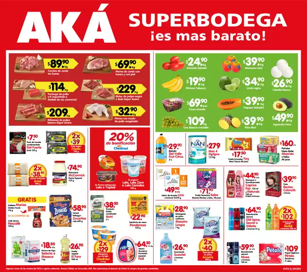 Catálogo AKÁ Superbodega | Ofertas AKÁ Superbodega | 2025-10-20T00:00:00.000Z - 2025-10-20T00:00:00.000Z