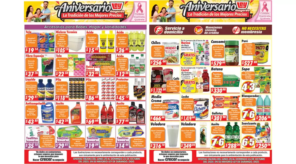 Catálogo Casa Ley | Ofertas Mayoreo Casa Ley | 2025-10-20T00:00:00.000Z - 2025-10-26T00:00:00.000Z