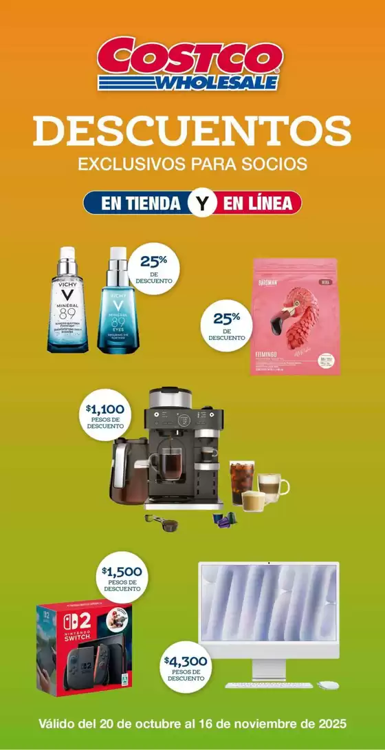 Catálogo Costco | Ofertas principales y descuentos | 2025-10-20T00:00:00.000Z - 2025-11-16T00:00:00.000Z