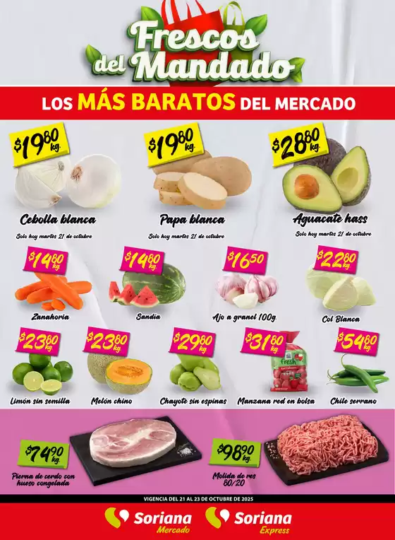 Catálogo Soriana Express en Yahualica de González Gallo | Catálogo Soriana Express | 2025-10-21T00:00:00.000Z - 2025-10-23T00:00:00.000Z