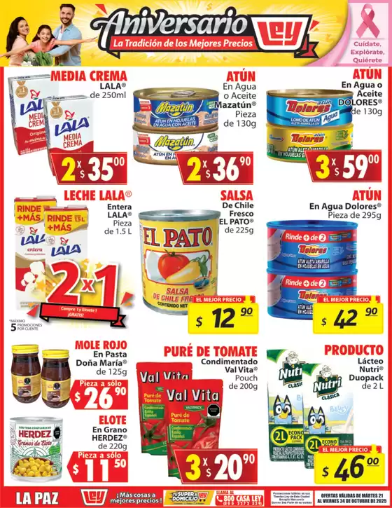 Catálogo Casa Ley en Zapopan | Excelente oferta para cazadores de gangas | 2025-10-21T00:00:00.000Z - 2025-10-24T00:00:00.000Z
