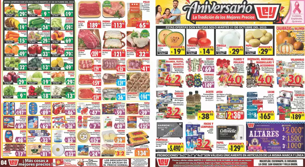 Catálogo Casa Ley en Ixtapaluca | Ofertas principales para ahorradores | 2025-10-21T00:00:00.000Z - 2025-10-22T00:00:00.000Z
