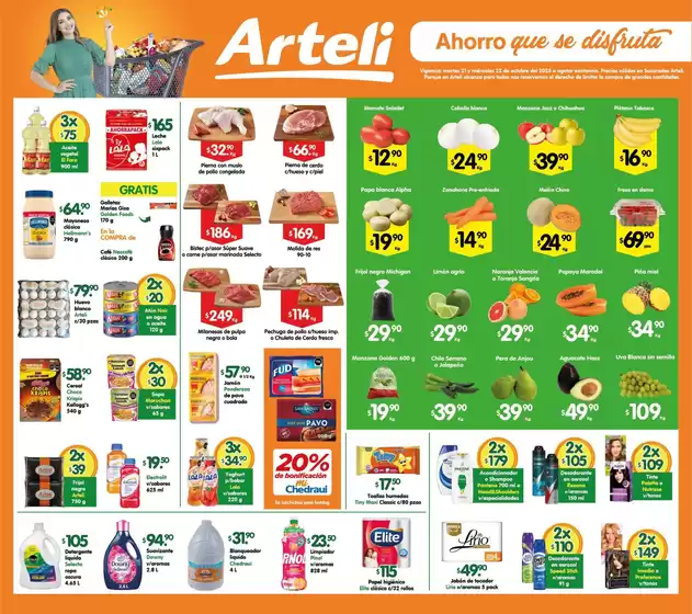Catálogo Arteli express en Iztapalapa | Excelente oferta para cazadores de gangas | 2025-10-22T00:00:00.000Z - 2025-10-22T00:00:00.000Z