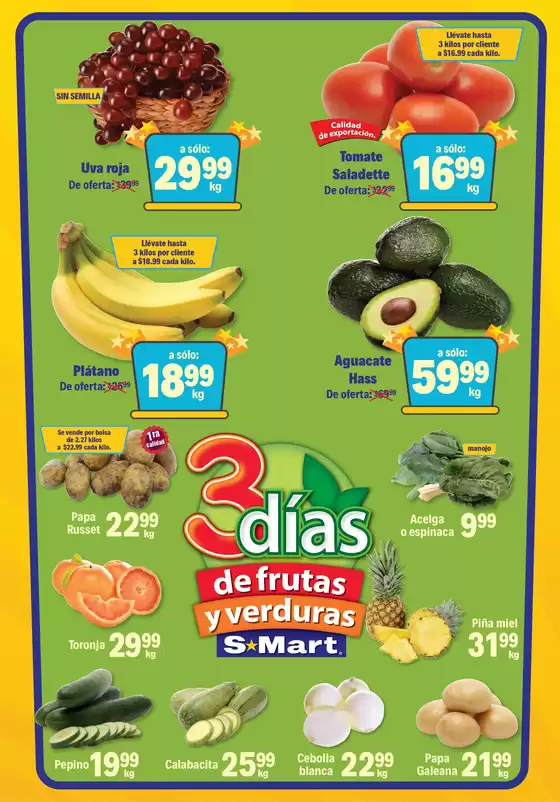 Catálogo S-Mart en Iztapalapa | Nuevas ofertas para descubrir | 2025-10-22T00:00:00.000Z - 2025-10-23T00:00:00.000Z