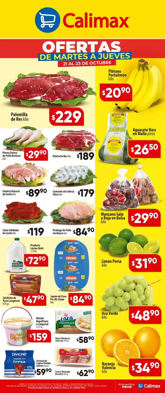 Catálogo Calimax en Iztapalapa | Calimax Ofertas Martes-Jueves | 2025-10-22T00:00:00.000Z - 2025-10-23T00:00:00.000Z