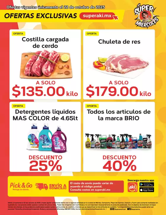 Catálogo Aki Gran Mayoreo en Iztapalapa | Ofertas Exclusivas | 2025-10-22T00:00:00.000Z - 2025-10-22T00:00:00.000Z