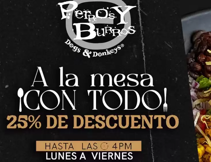 Catálogo Perros y Burros en Benito Juárez (CDMX) | Promo | 2025-10-23T00:00:00.000Z - 2025-10-31T00:00:00.000Z