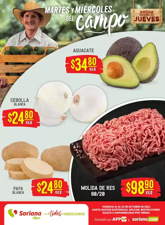 Catálogo Soriana Híper en Lerma de Villada | Ofertas principales y descuentos | 2025-10-23T00:00:00.000Z - 2025-10-23T00:00:00.000Z
