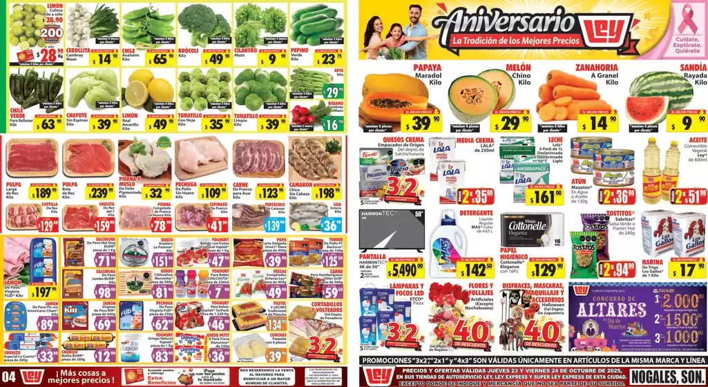 Catálogo Casa Ley en Ciudad Victoria | Ofertas principales y descuentos | 2025-10-23T00:00:00.000Z - 2025-10-24T00:00:00.000Z