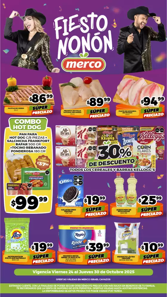 Folleto semanal del 24 al 30 Octubre Israel Cavazos