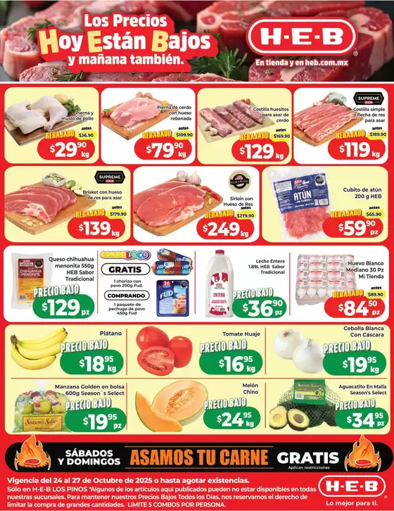 Catálogo HEB | Ofertas para cazadores de gangas | 2025-10-24T00:00:00.000Z - 2025-10-27T00:00:00.000Z