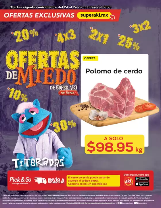 Catálogo Aki Gran Mayoreo en Tecalitlán | Ofertas Exclusivas | 2025-10-24T00:00:00.000Z - 2025-10-26T00:00:00.000Z