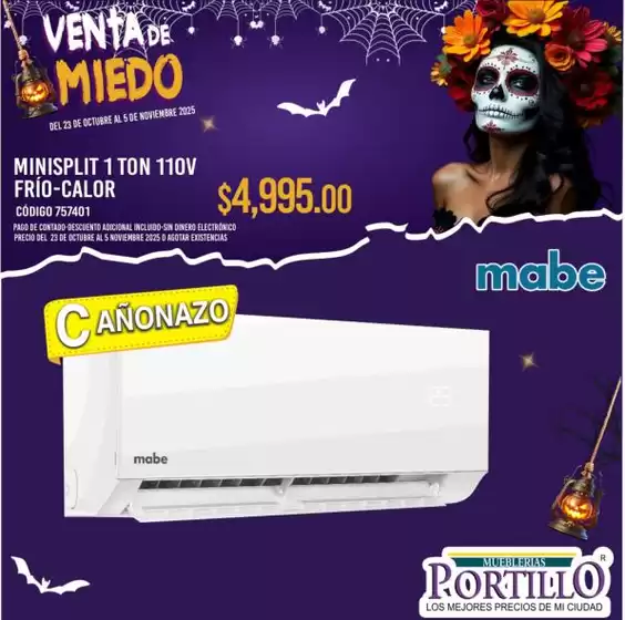 Catálogo Mueblerías Portillo en Venustiano Carranza | Ofertas Mueblerías Portillo | 2025-10-24T00:00:00.000Z - 2025-11-05T00:00:00.000Z