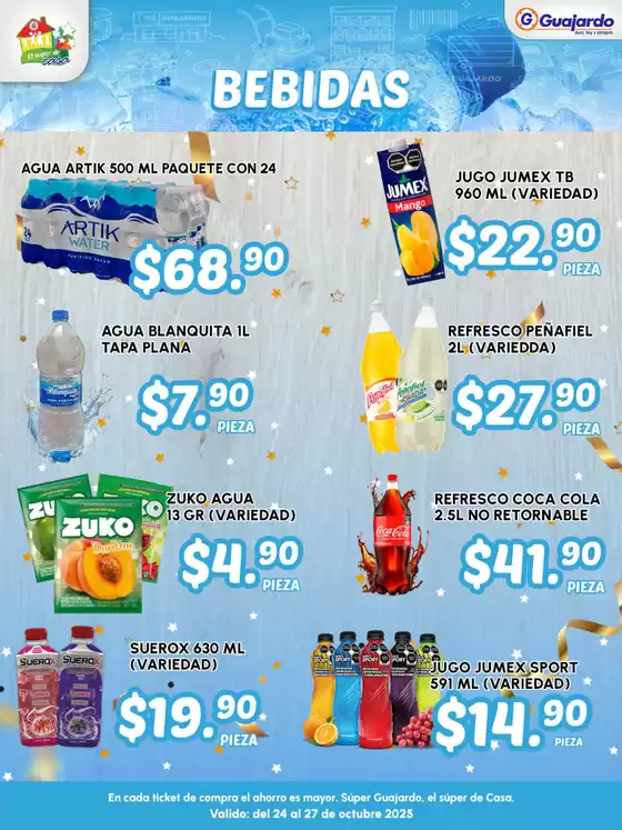 Catálogo Guajardo en Valle de Bravo | Ofertas principales para todos los clientes | 2025-10-27T00:00:00.000Z - 2025-10-27T00:00:00.000Z