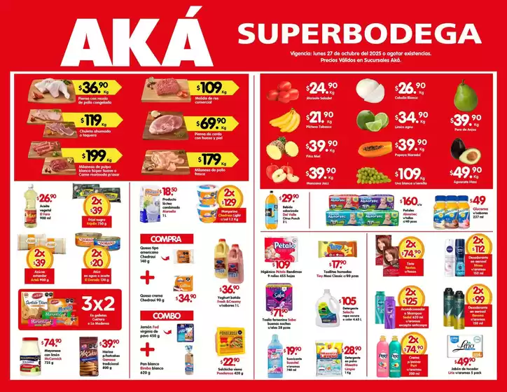 Catálogo AKÁ Superbodega en Molino Abajo | Ofertas AKÁ Superbodega | 2025-10-27T00:00:00.000Z - 2025-10-27T00:00:00.000Z