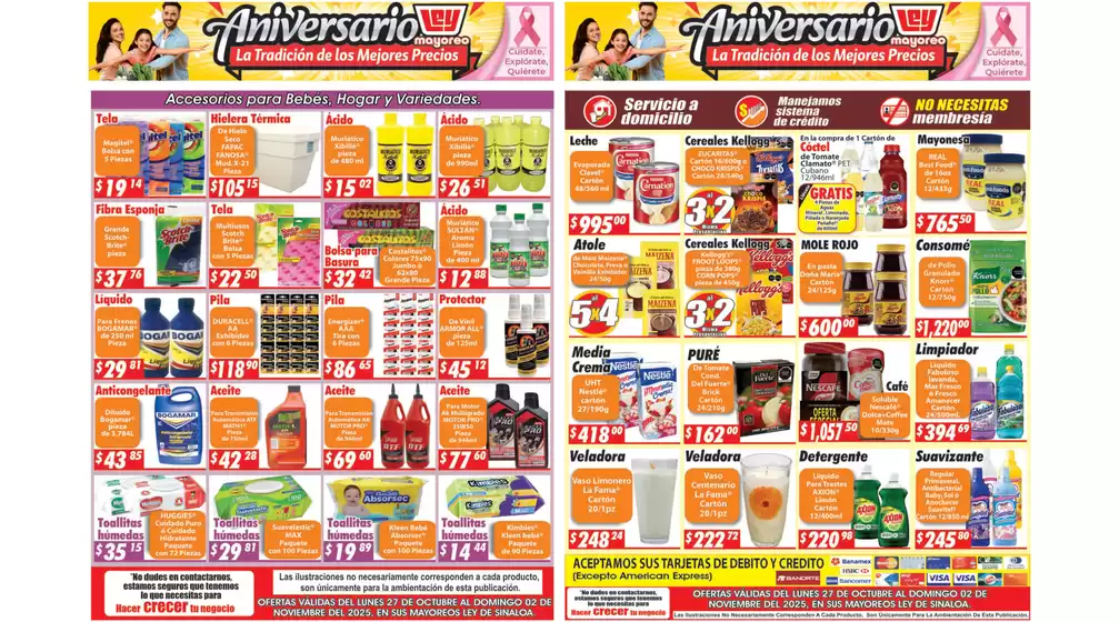 Grandes descuentos en productos seleccionados