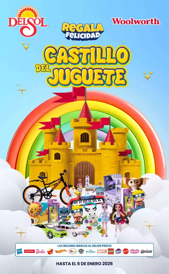 Catálogo Del Sol en Coquimatlán | Llegó el Castillo del Juguete a Tiendas Del Sol y Woolworth | 2025-10-08T00:00:00.000Z - 2026-01-06T00:00:00.000Z