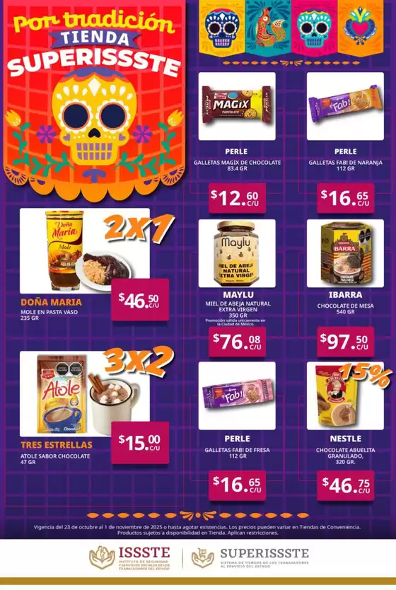 Catálogo SuperISSSTE en Comitán de Domínguez | Ofertas especiales para ti | 2025-10-28T00:00:00.000Z - 2025-11-01T00:00:00.000Z