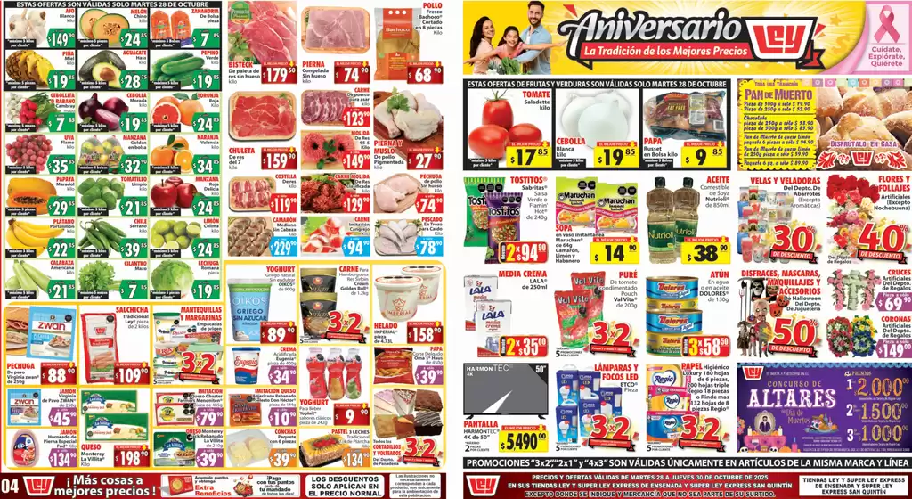 Catálogo Casa Ley | Gangas y ofertas actuales | 2025-10-28T00:00:00.000Z - 2025-10-30T00:00:00.000Z
