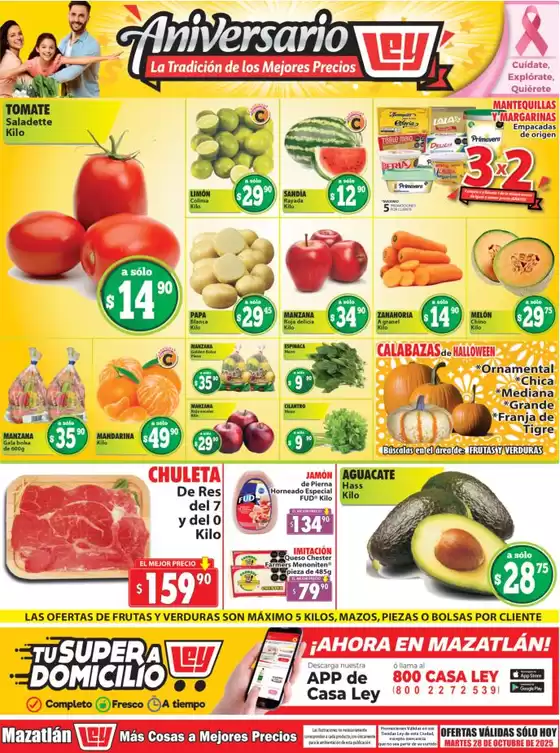 Catálogo Casa Ley en Loreto (Baja California Sur) | Excelente oferta para todos los clientes | 2025-10-28T00:00:00.000Z - 2025-10-28T00:00:00.000Z