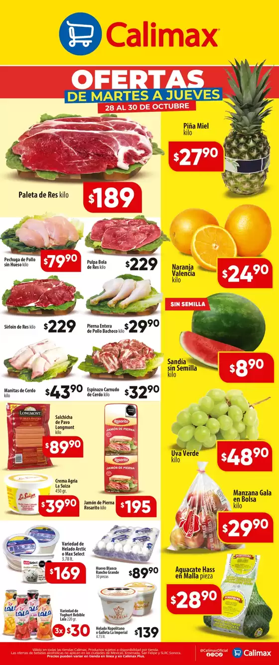 Catálogo Calimax | Calimax Ofertas Martes-Jueves | 2025-10-29T00:00:00.000Z - 2025-10-30T00:00:00.000Z