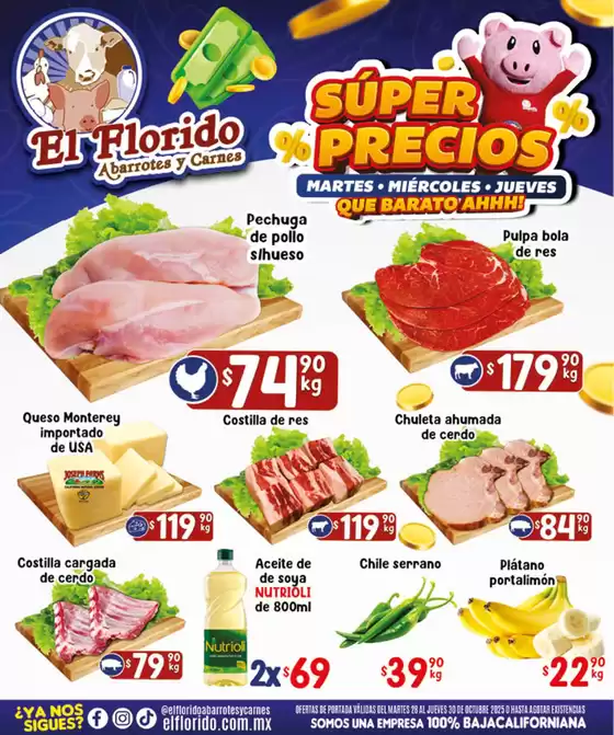Catálogo El Florido | Ofertas principales para ahorradores | 2025-10-29T00:00:00.000Z - 2025-10-30T00:00:00.000Z