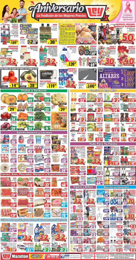 Catálogo Casa Ley en Naucalpan (México) | Grandes descuentos en productos seleccionados | 2025-10-29T00:00:00.000Z - 2025-10-29T00:00:00.000Z