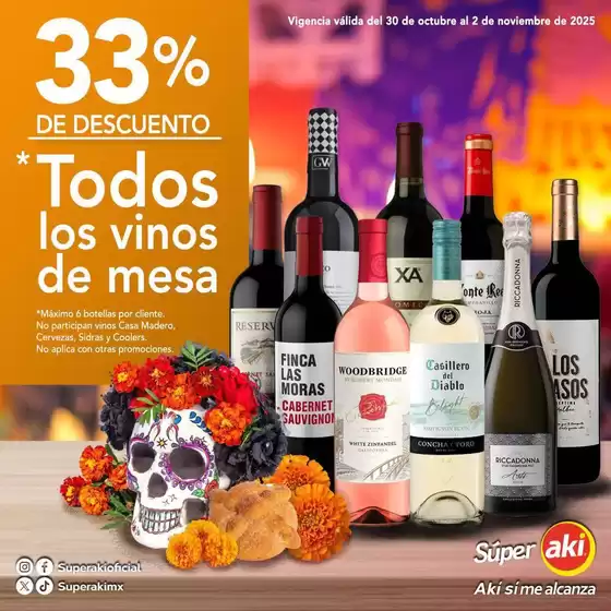 Catálogo Aki Gran Mayoreo en Cuauhtémoc (CDMX) | vinos 30 de oct al 2 de nov | 2025-10-30T00:00:00.000Z - 2025-11-02T00:00:00.000Z
