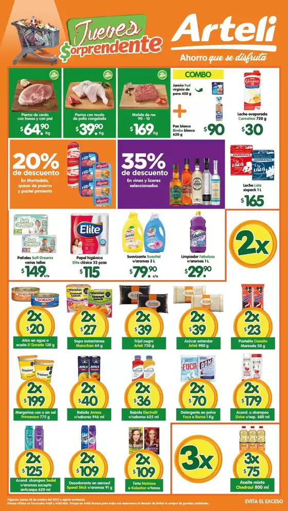 Catálogo Arteli express en Cuauhtémoc (CDMX) | Ofertas Arteli express | 2025-10-30T00:00:00.000Z - 2025-10-30T00:00:00.000Z